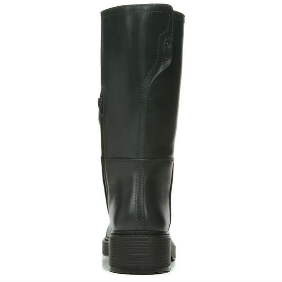 New FRANCO SARTO Kelsi Mid Shaft Boots Black ENGLISH GREEN Leather - Picture 3 of 6